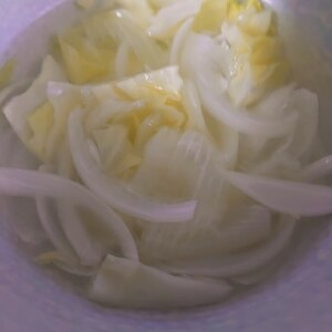 ★新玉ねぎ＆春キャベツのスープ